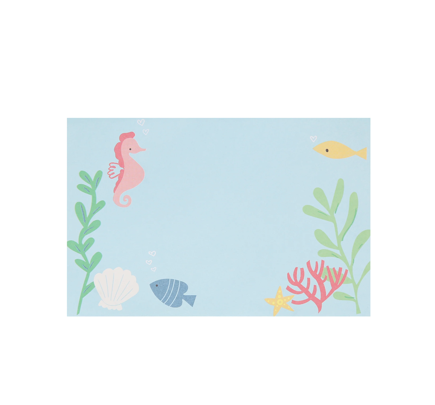 Under The Sea Kids Valentine's Cards & Erasers Set