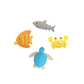 Under The Sea Kids Valentine's Cards & Erasers Set