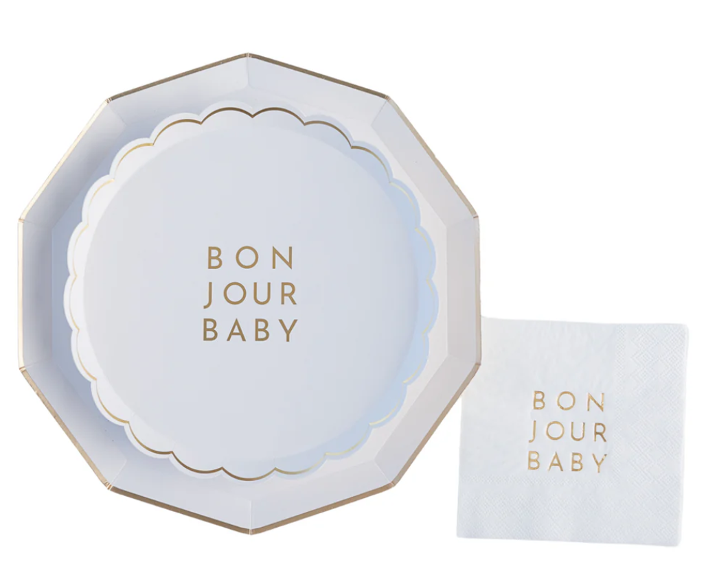 Bonjour Baby Blanc White Small Plates