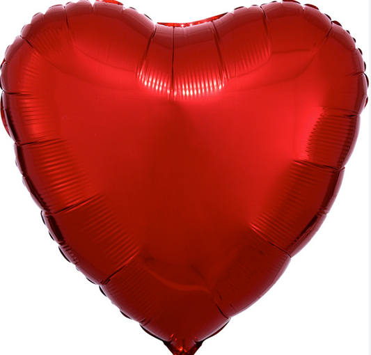 Metallic Red Standard Foil Balloon