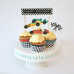 Race Car Cupcake Toppers