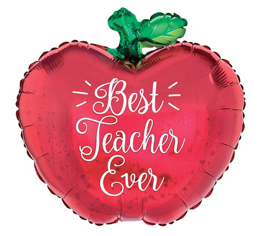 Best Teacher Apple Balloon