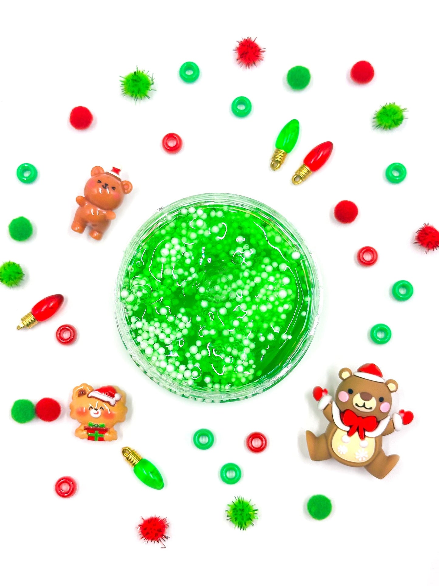 Beary Merry Christmas Slime
