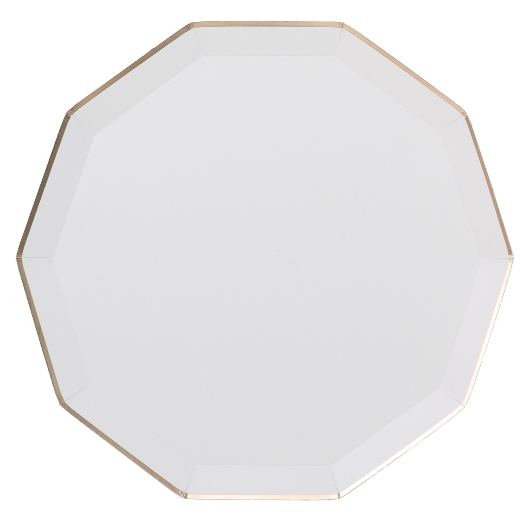 Blanc White Dinner Plates