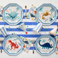 Palisades Blue Signature Cabana Stripe Table Runner