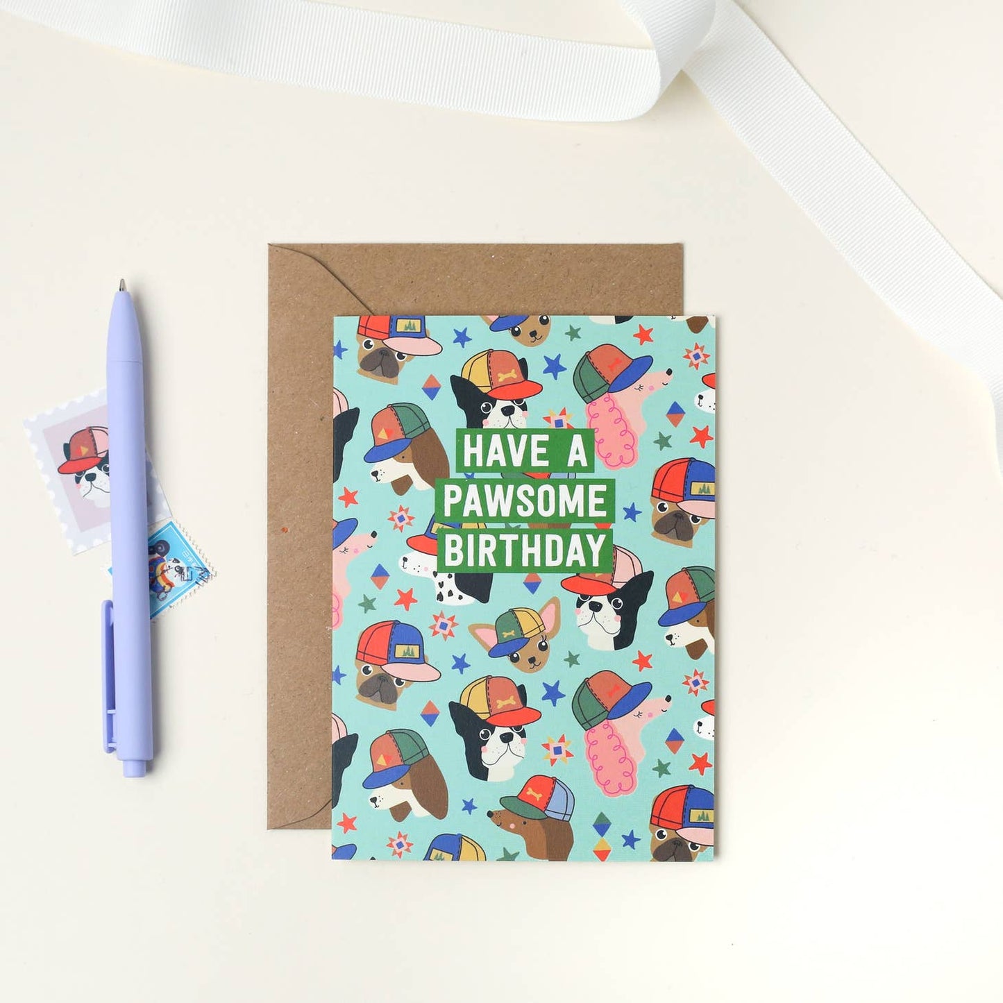 Pawsome Birthday Card