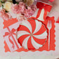 Christmas Red Bow Large Napkins