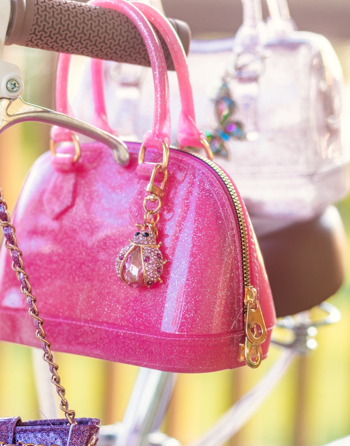 Cate Hot Pink Sparkle: Charming Addition - Little Lady