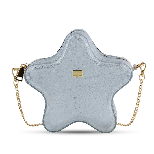 Taylor Kids Sparkle Jelly Purse: Silver