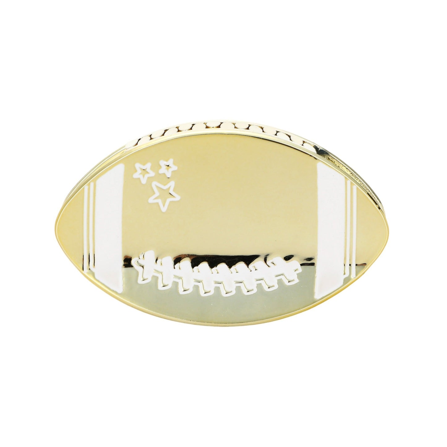 Go For the Gold Football Claw Clip