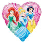 Disney Princess Heart Shaped Foil Balloon