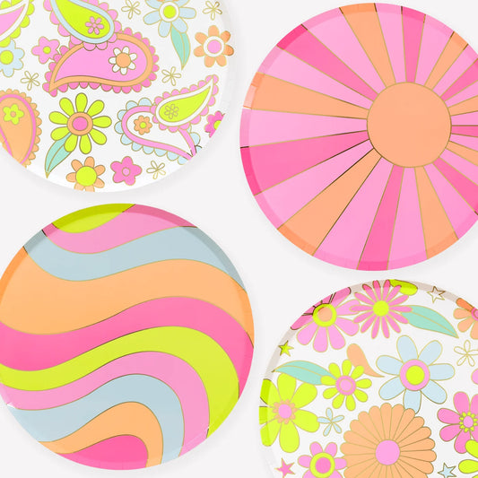 Flower Power Dinner Plates