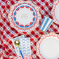 4th of July Bow Flag Guest Towels