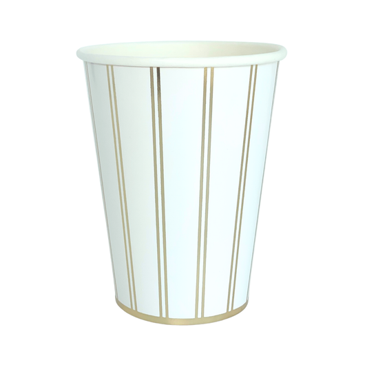 Gold Signature Stripe Cup