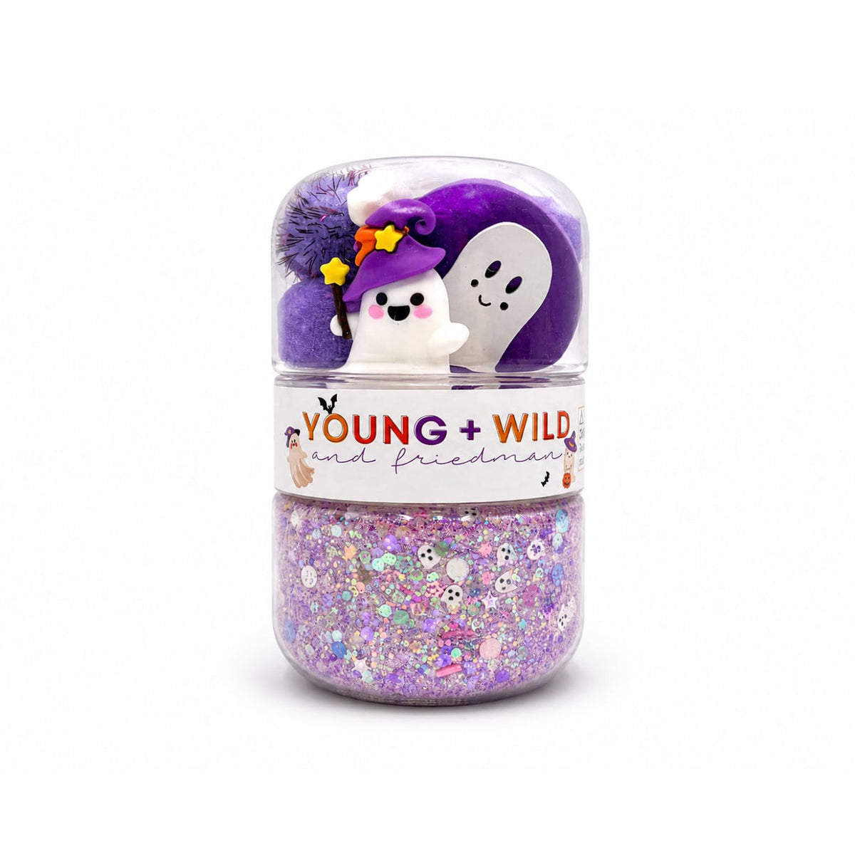 Halloween Grab & Go Dough Jar - Ghost