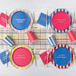 Palisades Blue Signature Happy Birthday Small Plates