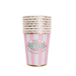 HARRY POTTER X BONJOUR FÊTE HONEYDUKES PINK STRIPE CUPS
