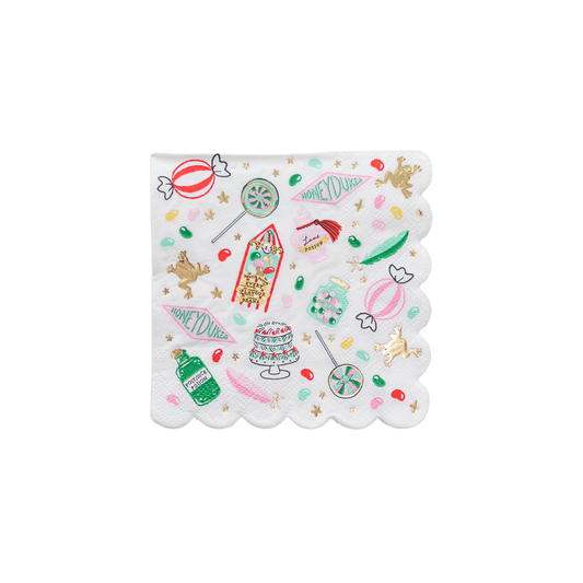 HARRY POTTER X BONJOUR FÊTE HONEYDUKES SMALL PATTERN NAPKINS