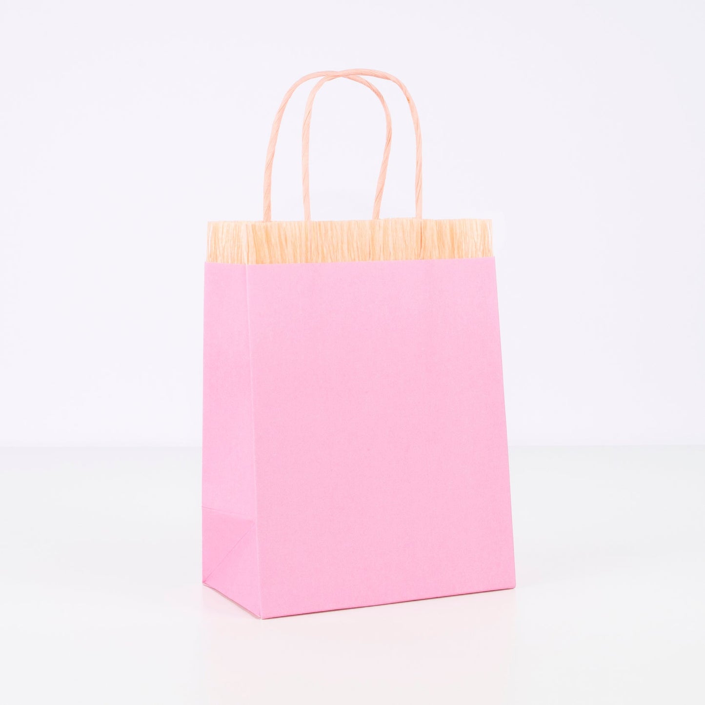 Pink Fringe Party Favor Bags