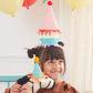 Rainbow Pom Pom Party Hats