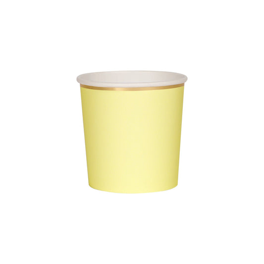 Pale Yellow Small Tumbler Cups