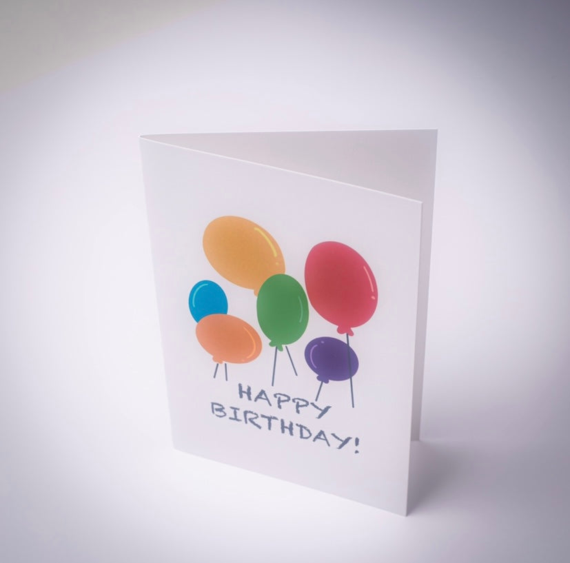 Happy Birthday Balloon Card