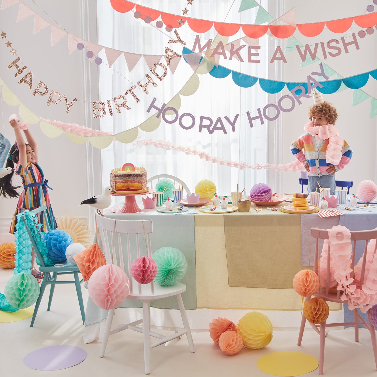 Rainbow Birthday Garland