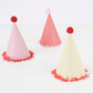 Rainbow Pom Pom Party Hats