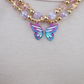 Butterfly Wishes BFF necklace