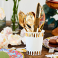 Metallic Gold Cutlery