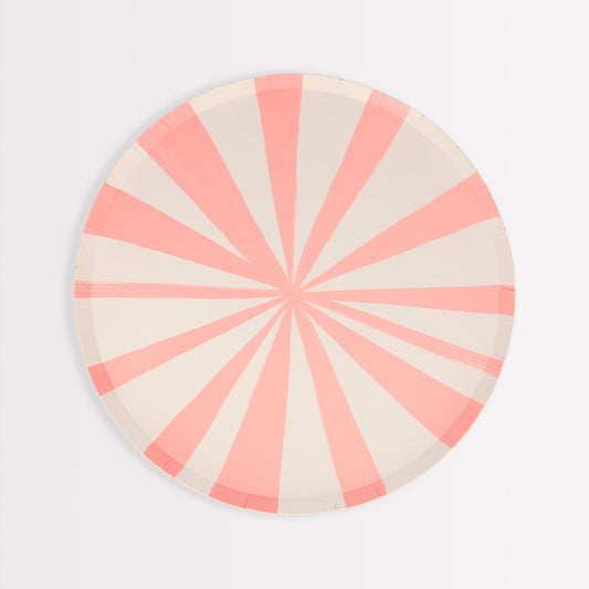 Pink Stripe Small Plates