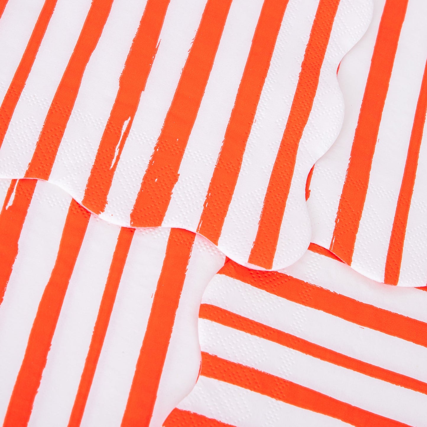 Red Stripe Large Napkins