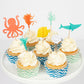 Under the Sea Cupcake Toppers