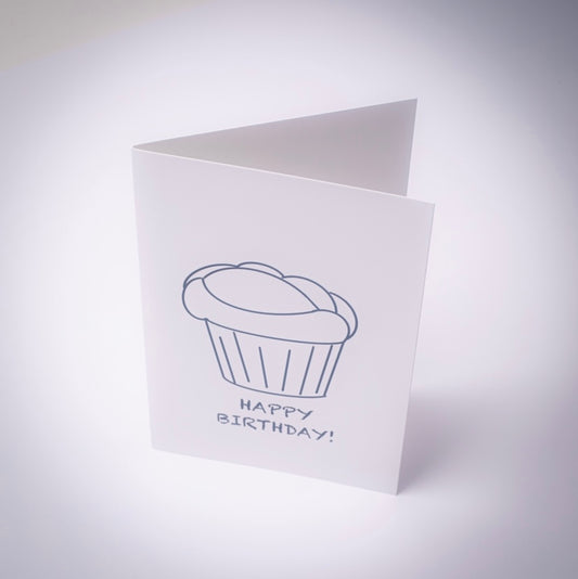 Color Your Own Cupcake Card