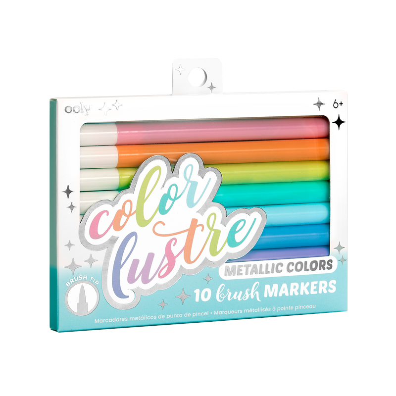 Color Lustre Metallic Brush Markers