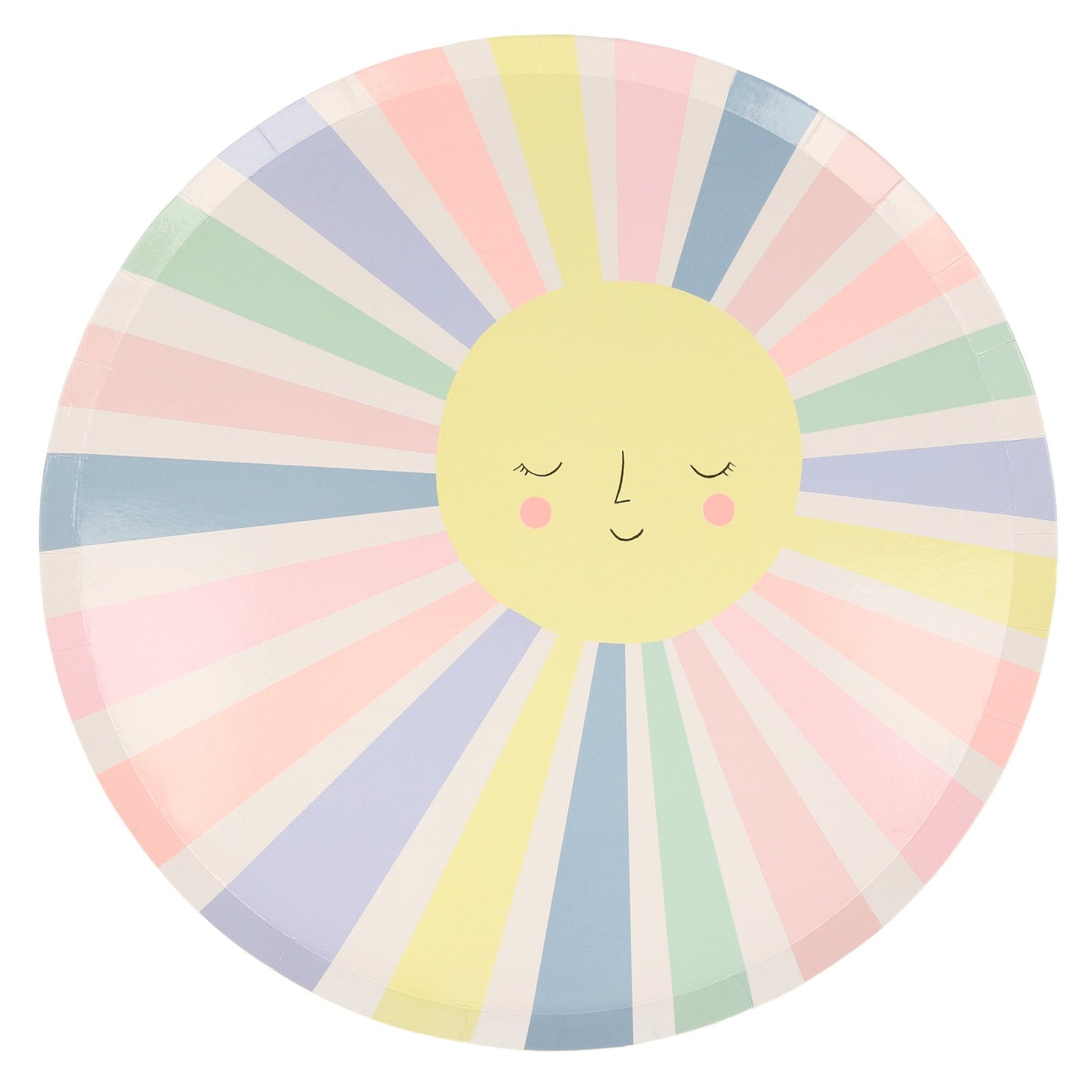 Rainbow Sun Plates