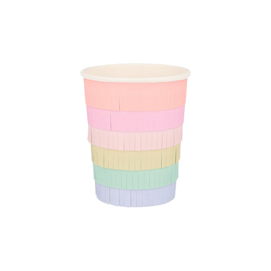 Rainbow Fringe Cups