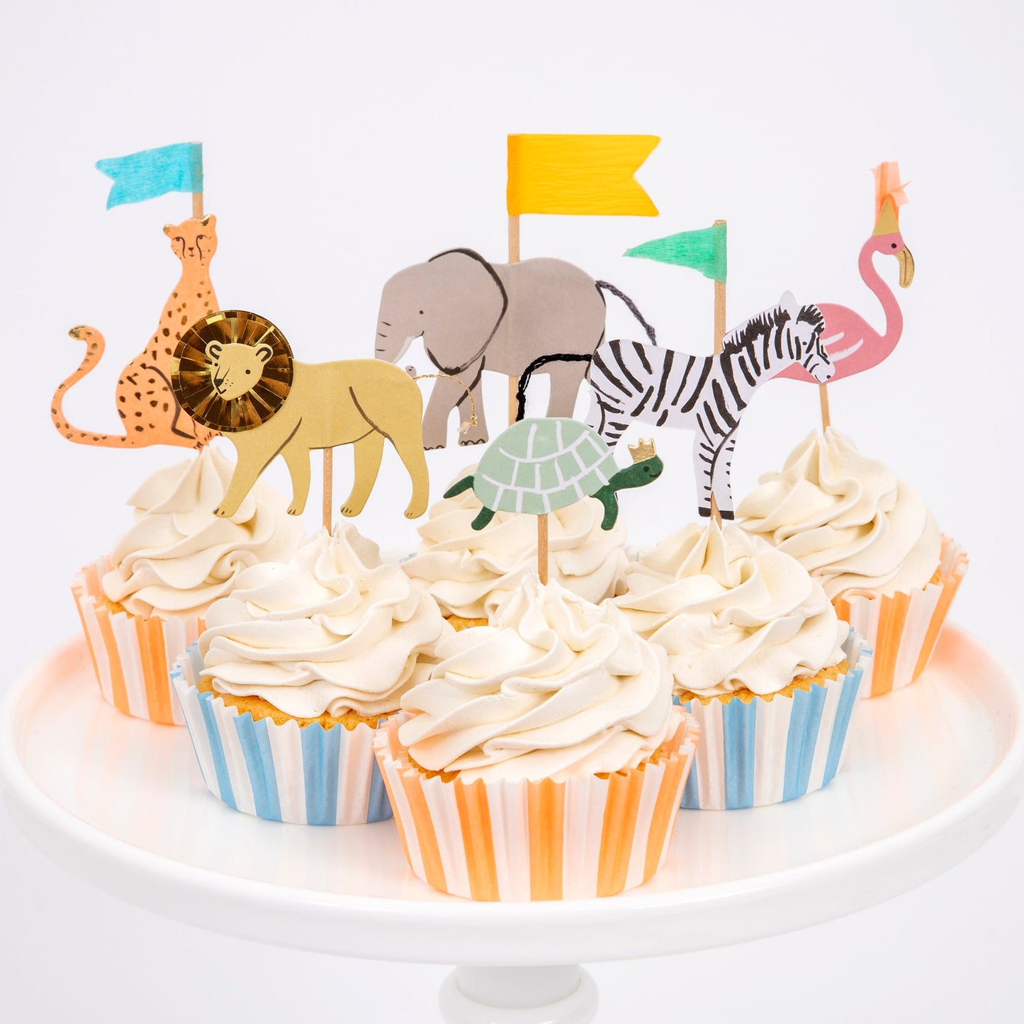 Safari Animal Cupcake Toppers