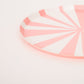 Pink Stripe Dinner Plates