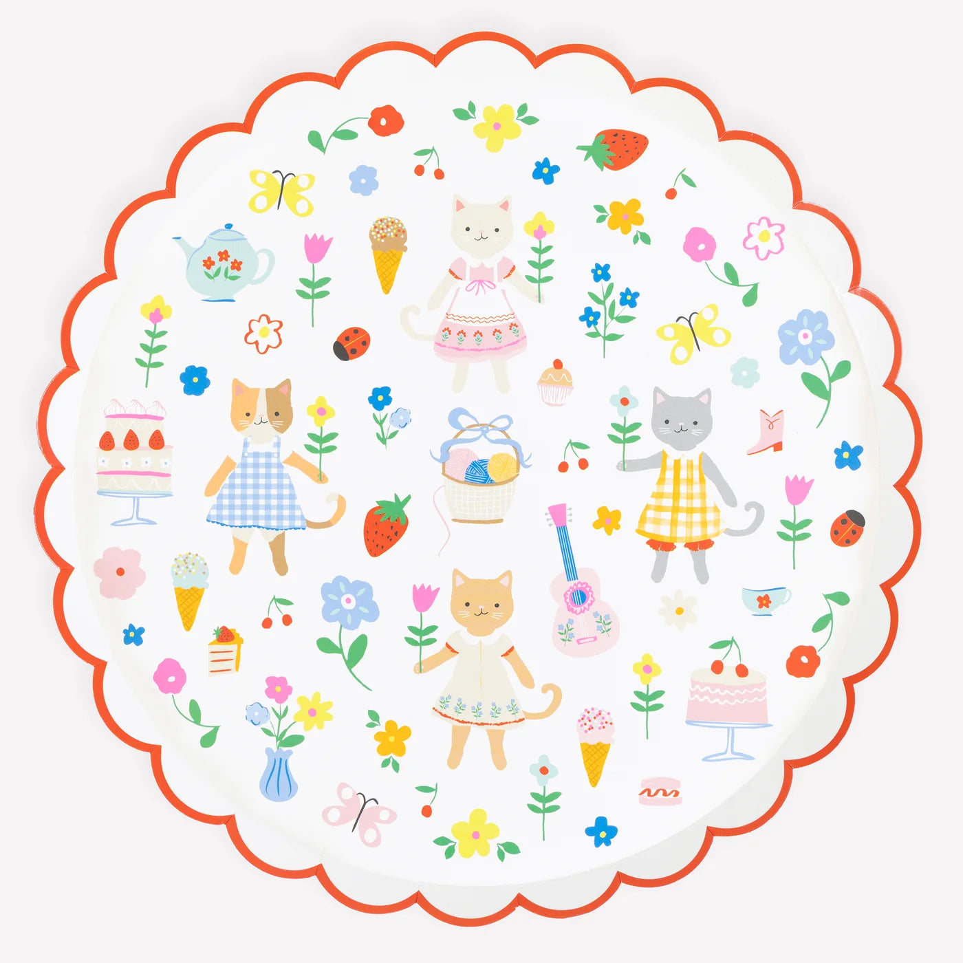 Kitten Club Dinner Plates