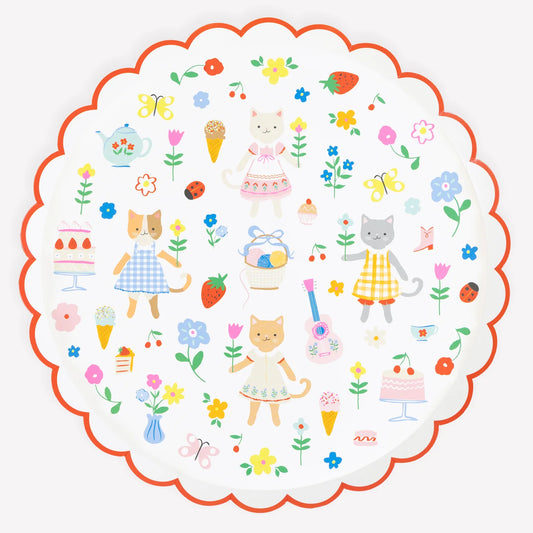 Kitten Club Dinner Plates