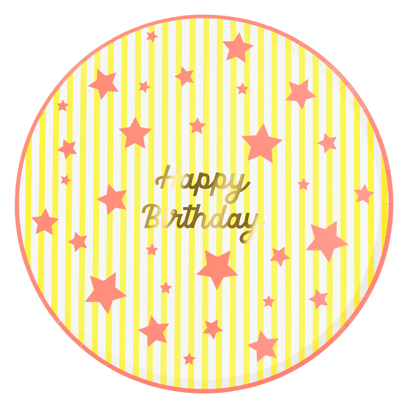 Bright Star Happy Birthday Dinner Plates