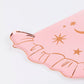 Pink Witch Hat Halloween Plates
