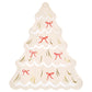 Christmas Trees With Bows Plates