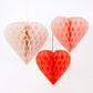 Heart Honeycomb Decorations