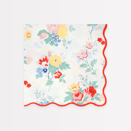 Vintage Floral Large Napkins