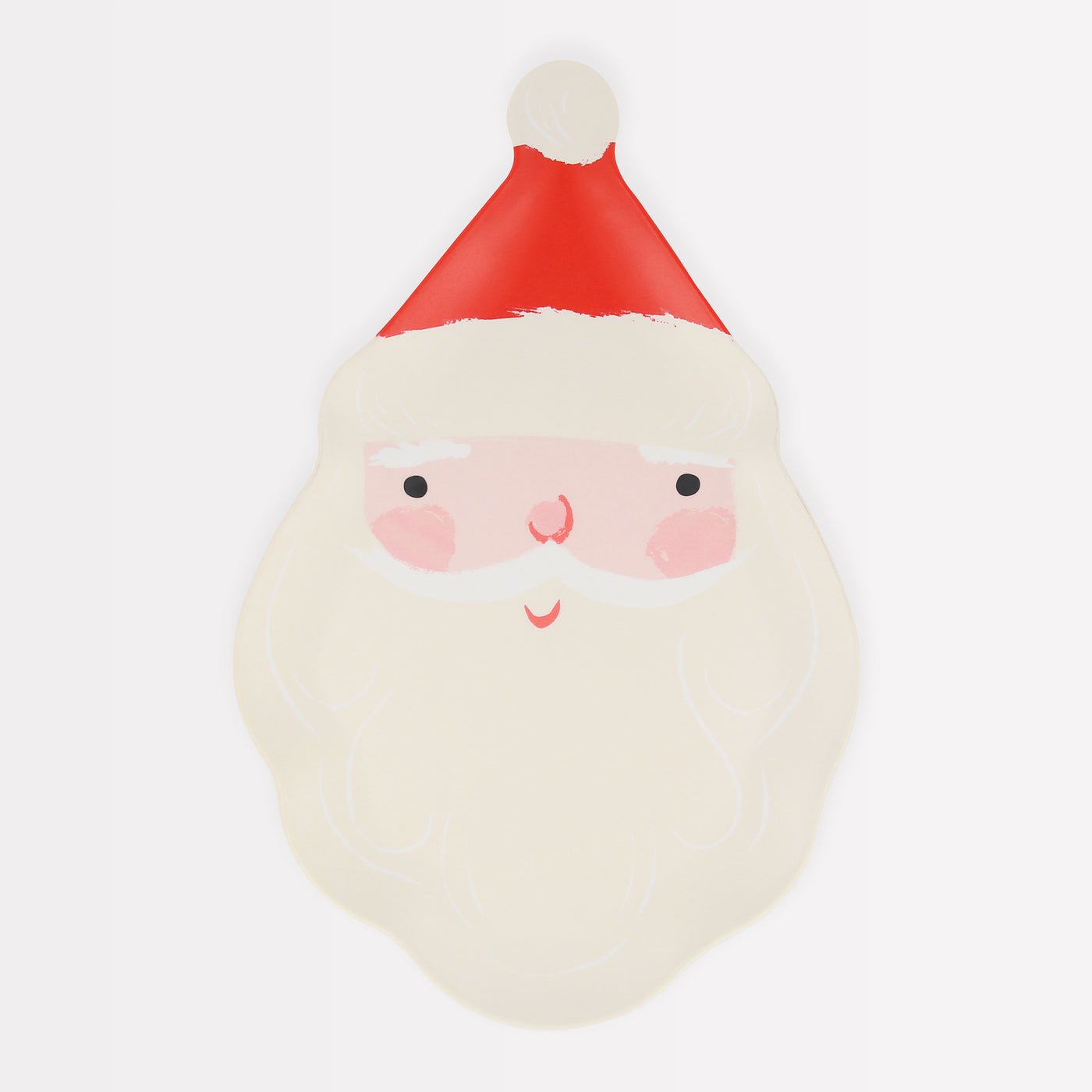 Melamine Santa Plate