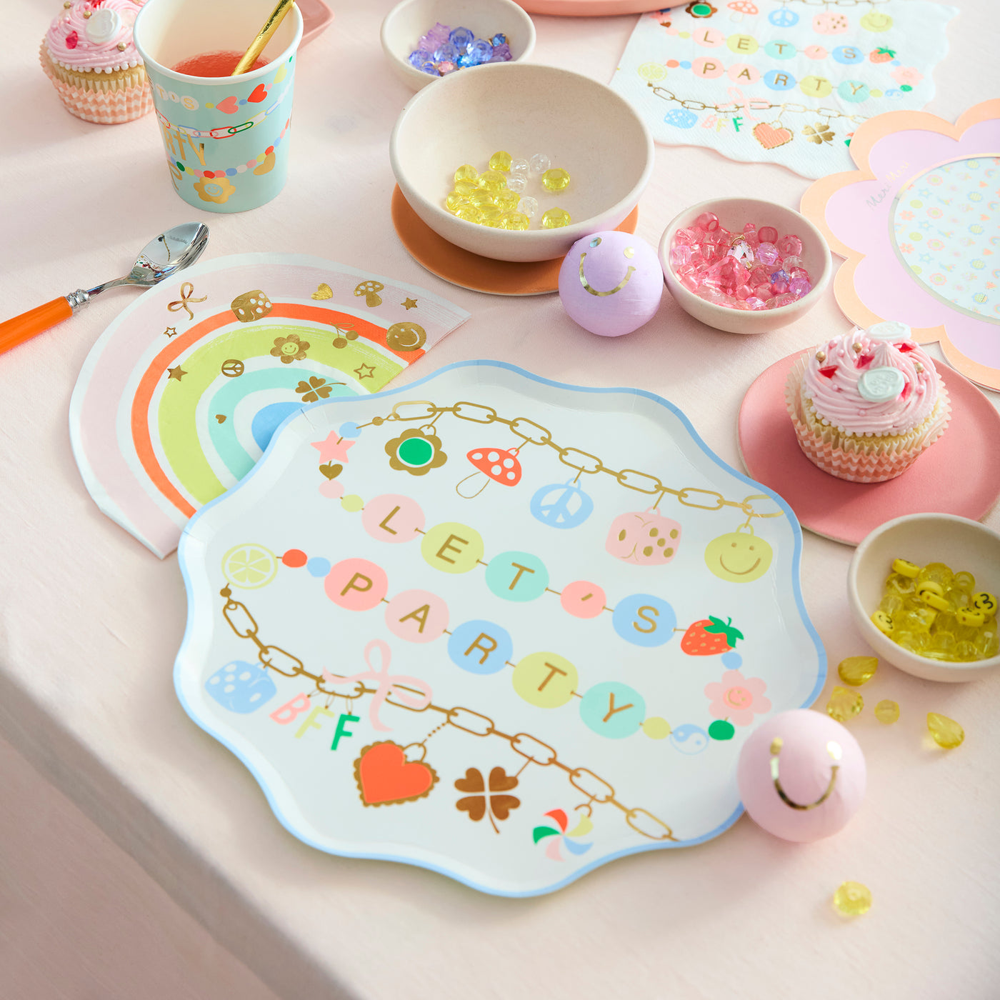 Charm Party Rainbow Napkins