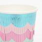 Mermaid Scalloped Fringe Cups