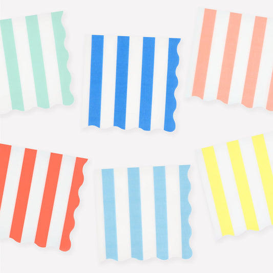 Beach Striped Large Napkins